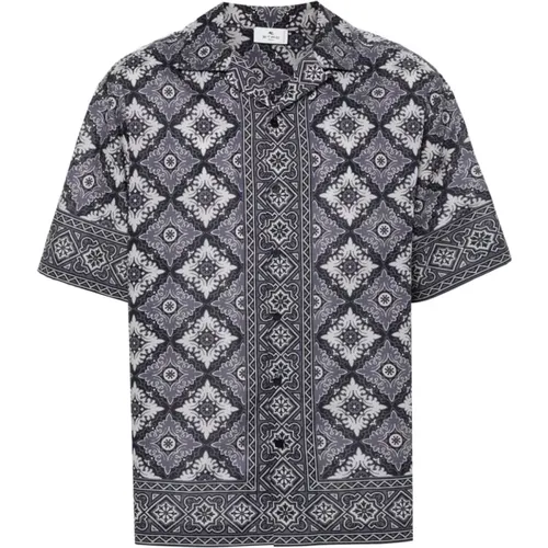 Shirts > Short Sleeve Shirts - - ETRO - Modalova