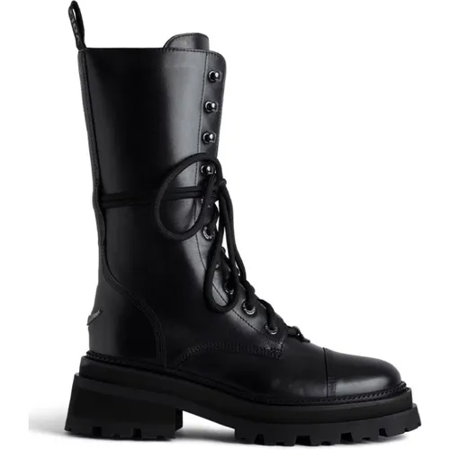 Shoes > Boots > Lace-up Boots - - Zadig & Voltaire - Modalova