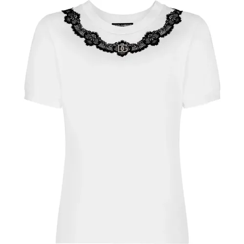 Tops > T-Shirts - - Dolce & Gabbana - Modalova