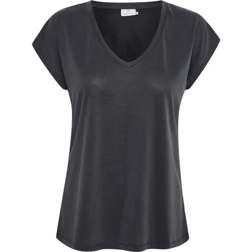 Kaffe - Tops > T-Shirts - Black - Kaffe - Modalova