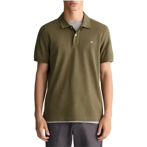 Gant - Tops > Polo Shirts - Green - Gant - Modalova