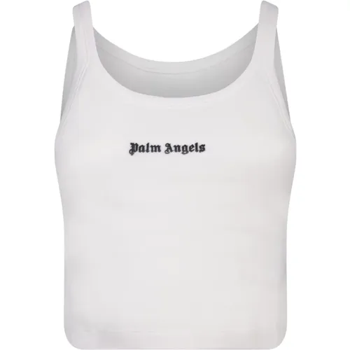 Tops > Sleeveless Tops - - Palm Angels - Modalova