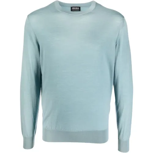 Knitwear > Round-neck Knitwear - - Ermenegildo Zegna - Modalova