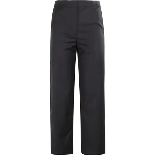 Trousers > Straight Trousers - - Loulou Studio - Modalova