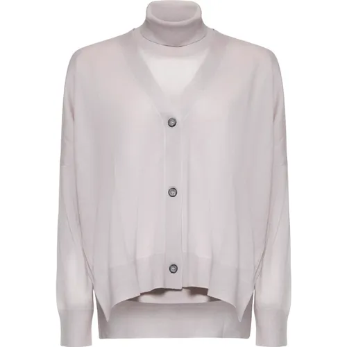 Knitwear > Cardigans - - Blanca Vita - Modalova