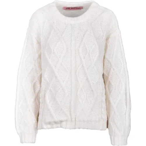 Knitwear > Round-neck Knitwear - - Pink Memories - Modalova