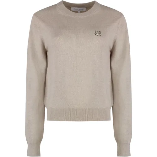 Knitwear > Round-neck Knitwear - - Maison Kitsuné - Modalova