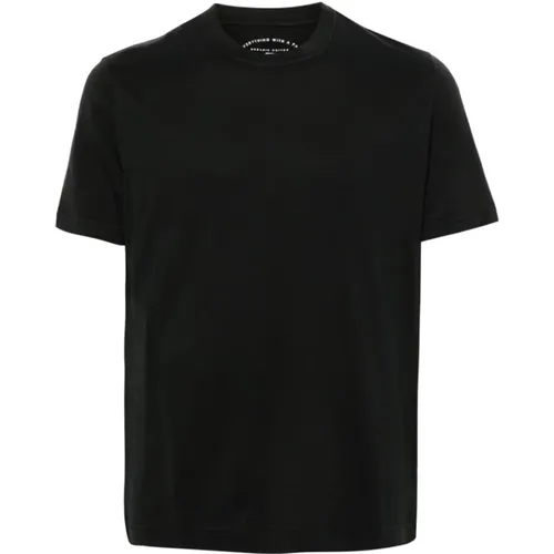 Fedeli - Tops > T-Shirts - Black - Fedeli - Modalova