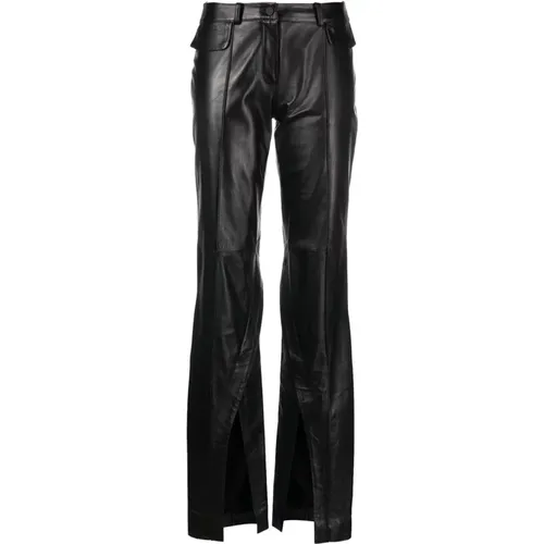 Trousers > Leather Trousers - - The Mannei - Modalova