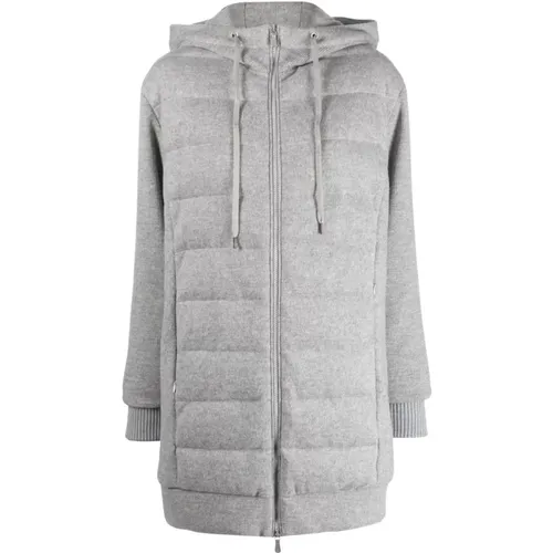 Eleventy - Coats > Parkas - Gray - Eleventy - Modalova