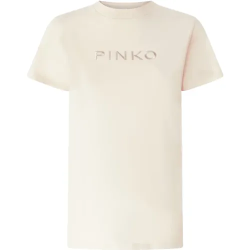 Pinko - Tops > T-Shirts - Beige - pinko - Modalova