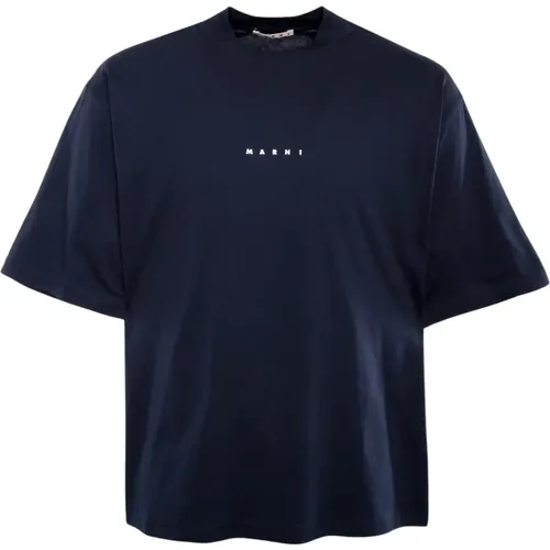 Marni - Tops > T-Shirts - Blue - Marni - Modalova