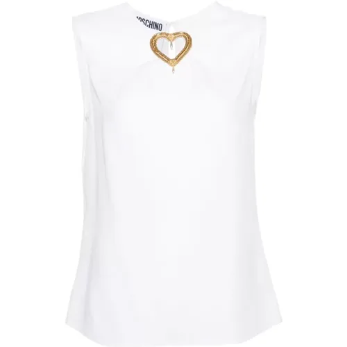 Tops > Sleeveless Tops - - Moschino - Modalova