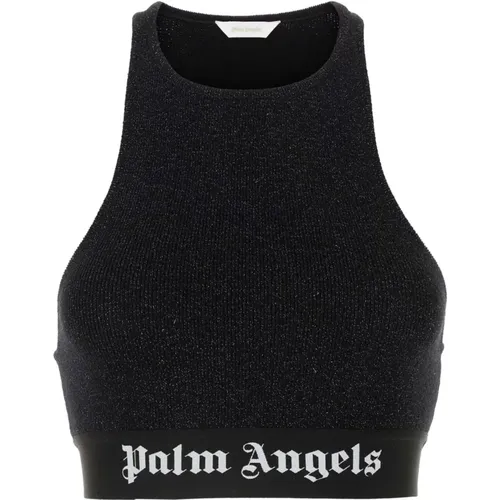 Tops > Sleeveless Tops - - Palm Angels - Modalova