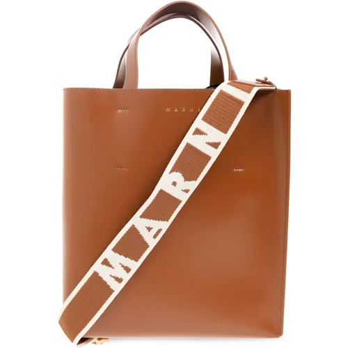 Marni - Bags > Handbags - Brown - Marni - Modalova