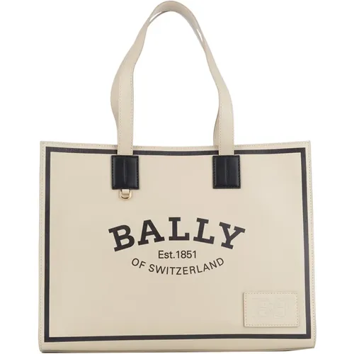 Bally - Bags > Tote Bags - Beige - Bally - Modalova