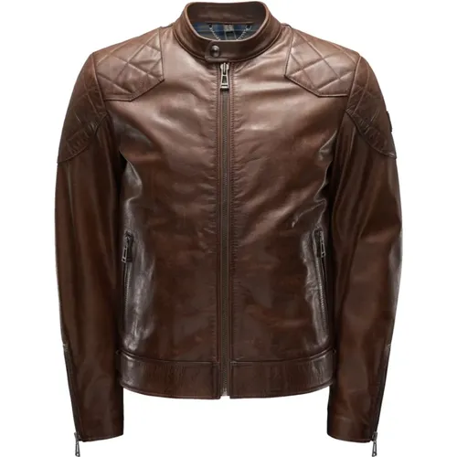 Jackets > Leather Jackets - - Belstaff - Modalova