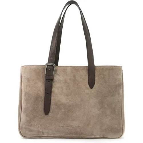 Bags > Tote Bags - - BRUNELLO CUCINELLI - Modalova