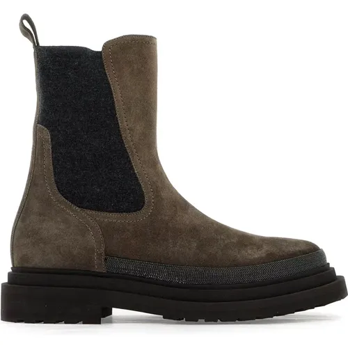 Shoes > Boots > Chelsea Boots - - BRUNELLO CUCINELLI - Modalova