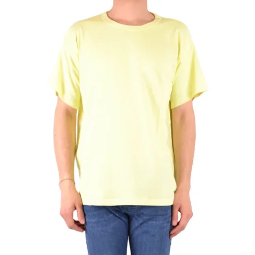 Laneus - Tops > T-Shirts - Yellow - Laneus - Modalova
