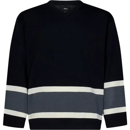 Knitwear > V-neck Knitwear - - Stüssy - Modalova