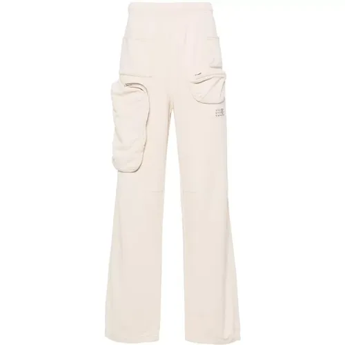 Trousers > Wide Trousers - - MM6 Maison Margiela - Modalova