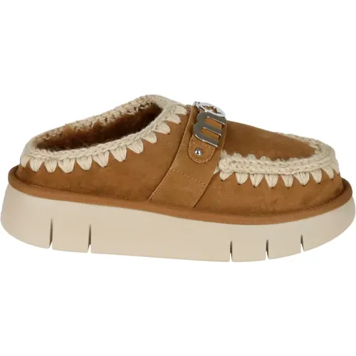 Mou - Shoes > Slippers - Brown - Mou - Modalova