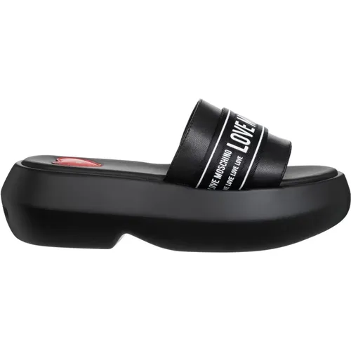 Shoes > Flip Flops & Sliders > Sliders - - Love Moschino - Modalova