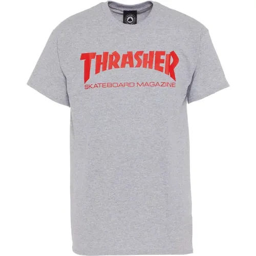 Thrasher - Tops > T-Shirts - Gray - Thrasher - Modalova