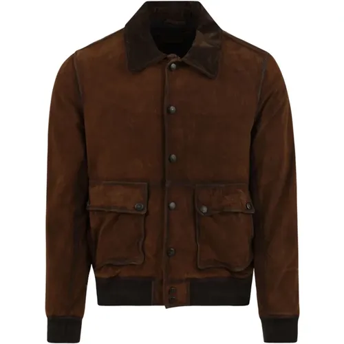 Jackets > Bomber Jackets - - The Jack Leathers - Modalova