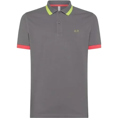 Sun68 - Tops > Polo Shirts - Gray - Sun68 - Modalova