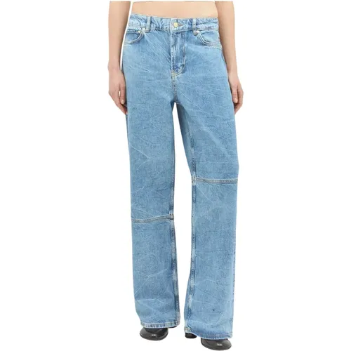 Ganni - Jeans > Wide Jeans - Blue - Ganni - Modalova