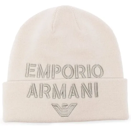 Accessories > Hats > Beanies - - Emporio Armani - Modalova