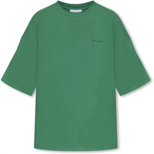 Halfboy - Tops > T-Shirts - Green - Halfboy - Modalova