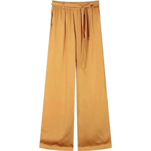 Trousers > Wide Trousers - - Summum Woman - Modalova