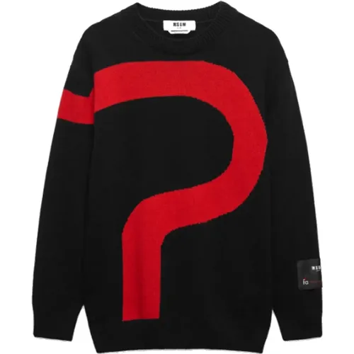 Knitwear > Round-neck Knitwear - - Msgm - Modalova