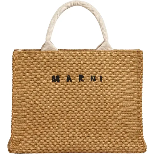 Marni - Bags > Tote Bags - Beige - Marni - Modalova