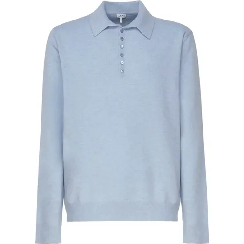 Loewe - Tops > Polo Shirts - Blue - Loewe - Modalova