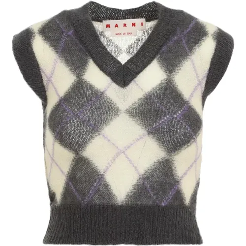 Knitwear > V-neck Knitwear - - Marni - Modalova