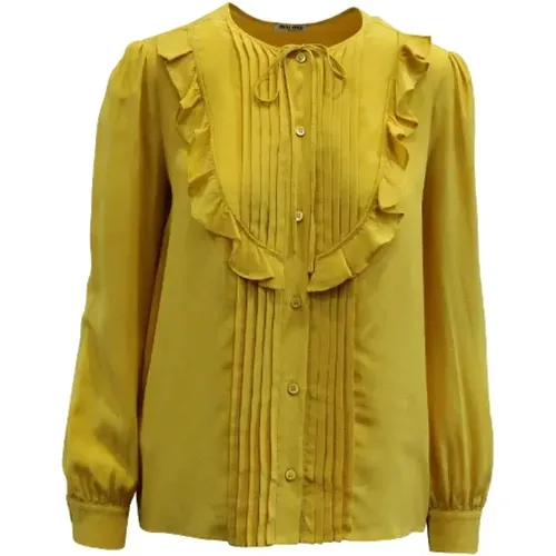 Pre-owned > Pre-owned Shirts & Blouses - - Miu Miu Pre-owned - Modalova