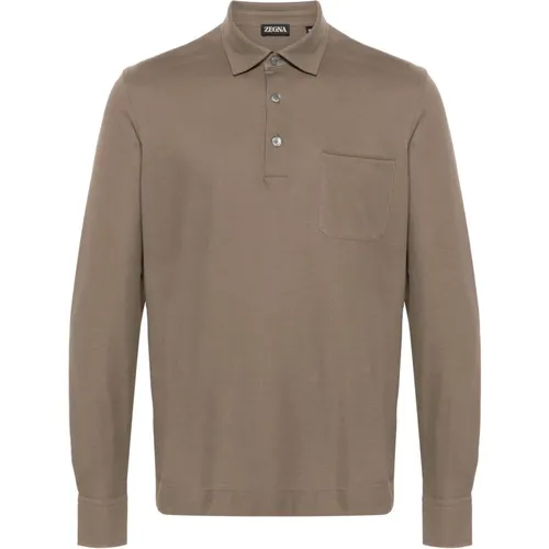 Tops > Polo Shirts - - Ermenegildo Zegna - Modalova