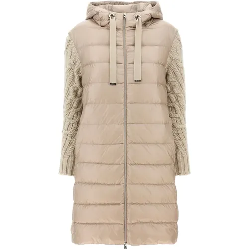 Herno - Coats > Parkas - Beige - Herno - Modalova