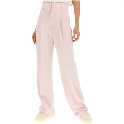 Trousers > Wide Trousers - - Max Mara Studio - Modalova