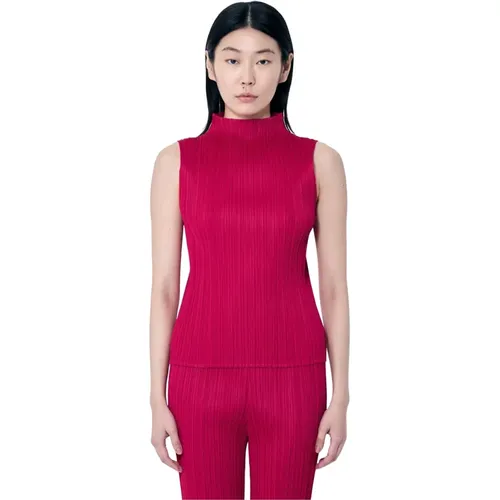 Tops > Sleeveless Tops - - Issey Miyake - Modalova