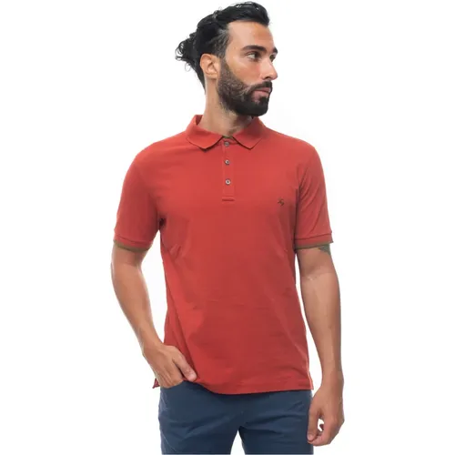 Fay - Tops > Polo Shirts - Orange - Fay - Modalova