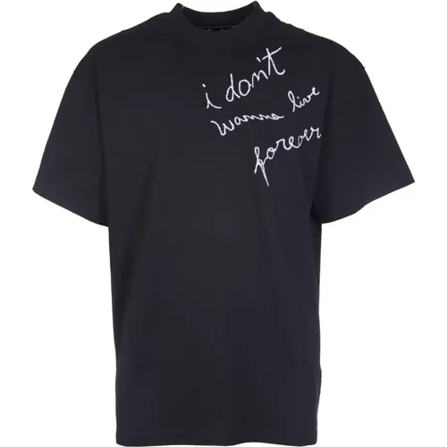 Msgm - Tops > T-Shirts - Black - Msgm - Modalova