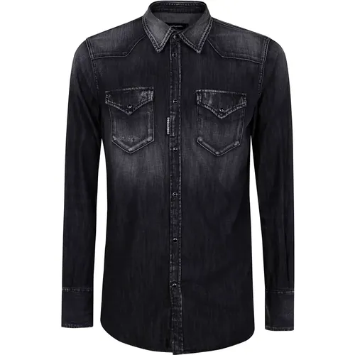 Shirts > Denim Shirts - - Dsquared2 - Modalova