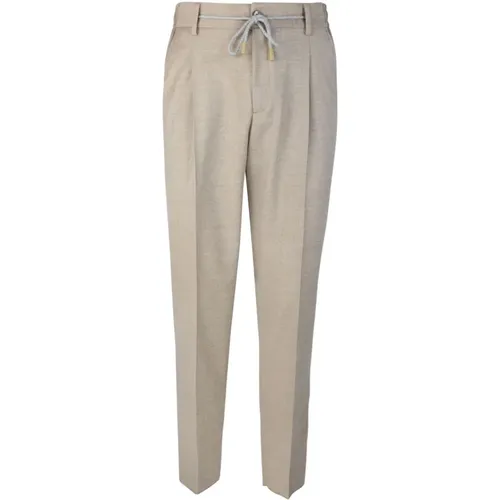 Trousers > Slim-fit Trousers - - Lubiam - Modalova