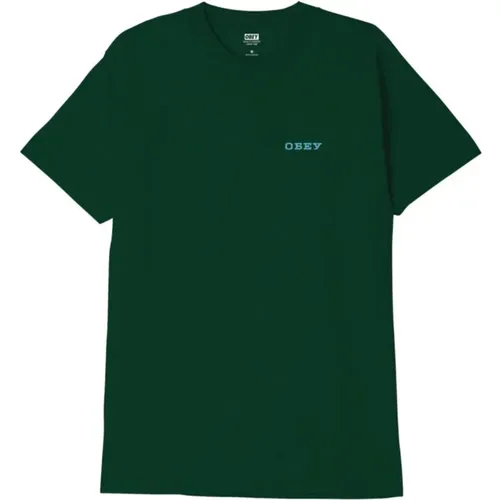 Obey - Tops > T-Shirts - Green - Obey - Modalova