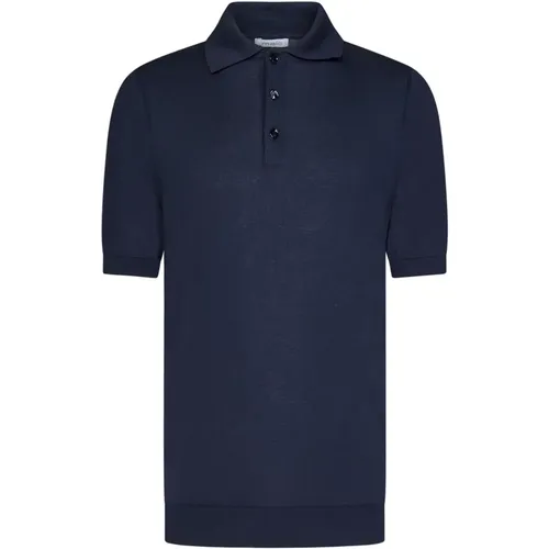 Malo - Tops > Polo Shirts - Blue - Malo - Modalova